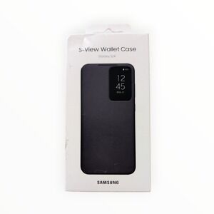 J3-N Samsung‎ S-View Wallet Cover Case For Samsung Galaxy S24 - Black